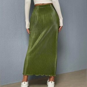 Green Maxi Skirt